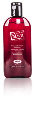 Шамп д волос против перхоти д мужчин Anti-Dandruff Purifying Shampoo 250мл LISAP/Man — внешний вид