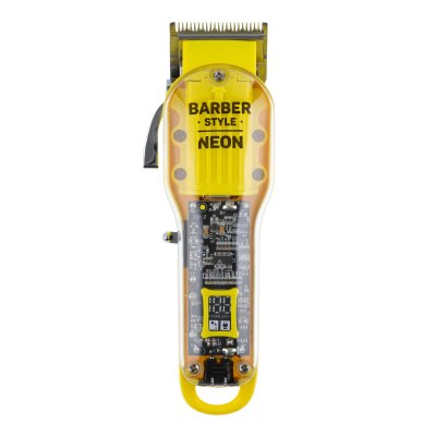 Машинка д стрижки волос DEWAL PRO BARBER STYLE NE0N,8-2мм, 6000об/мин аккум/сеть 6 насадок, нож 45мм
