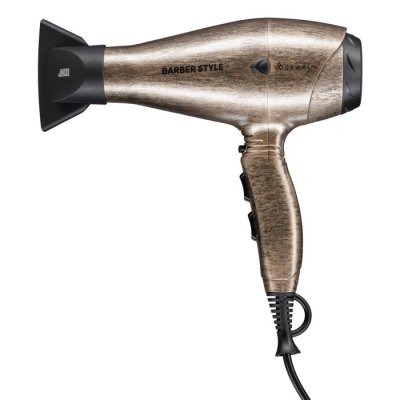 Фен DEWAL Barber Style бронзовый 2200 Вт ионизация 2 насадки — внешний вид