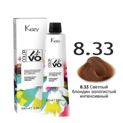 8,33 Светлый блондин золостиый интенсивный 100мл Color Vivo — внешний вид