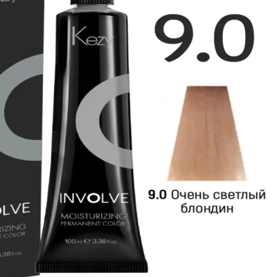 9,0 Очень светлый блондин 100мл — внешний вид
