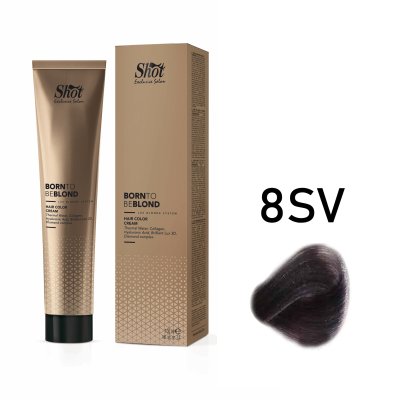8SV светлый блонд серебристо фиолетовый 100мл — внешний вид