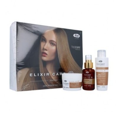 Набор дорожный Top Elixir Care Шампунь (75мл) Маска (50мл) Масло (50мл) — внешний вид