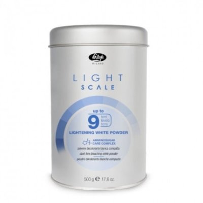 Порошок, обесцвечивающий на 9 тонов, Light Scale Lightening White Powder 500 гр