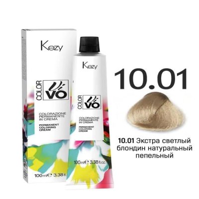 10,01 Экстра светлый блондин натуральный пепельный 100мл Color Vivo