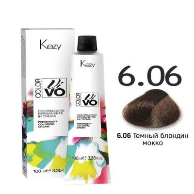 6,06 Темный блондин мокко 100мл Color Vivo — внешний вид