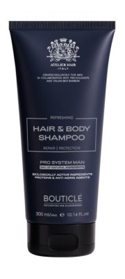 Шампунь мужск.д.волос и тела 300 мл HAIR AND BODY SHAMPOO — внешний вид