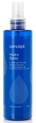 Спрей увлажняющий с термозащитой Hydro spray 240 мл — внешний вид